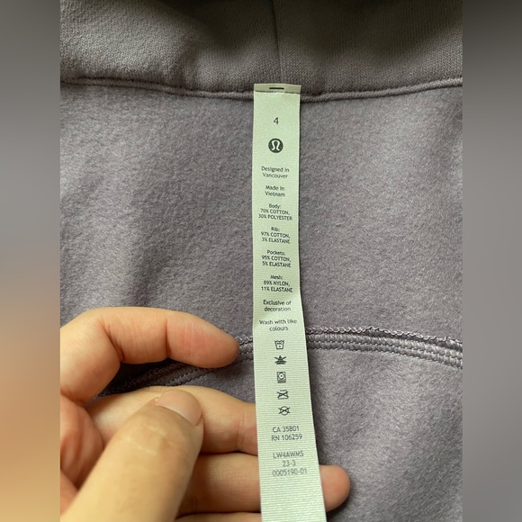 Lululemon Scuba Full-Zip Hoodie - Purple Ash - Picture 9 of 11